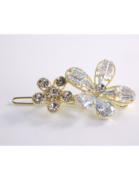 SPINKA  do włosów KWIATEK KWIAT  Z KRYSZTAŁKAMI  Lolita Akcesoria CRYSTAL