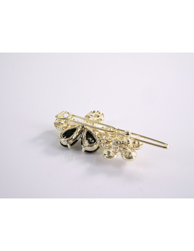 SPINKA  do włosów KWIATEK KWIAT  Z KRYSZTAŁKAMI...