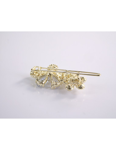 SPINKA  do włosów KWIATEK KWIAT  Z KRYSZTAŁKAMI...