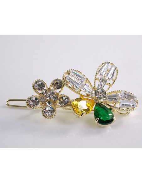 SPINKA  do włosów KWIATEK KWIAT  Z KRYSZTAŁKAMI  Lolita Akcesoria KOLORY