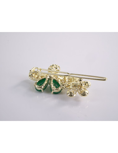 SPINKA  do włosów KWIATEK KWIAT  Z KRYSZTAŁKAMI...