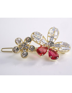 SPINKA  do włosów KWIATEK KWIAT  Z KRYSZTAŁKAMI  Lolita...