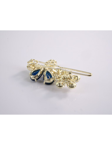 SPINKA  do włosów KWIATEK KWIAT  Z KRYSZTAŁKAMI...