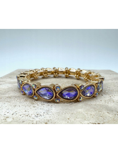 Bransoletka Kryształowa na rękę duże Kryształy...