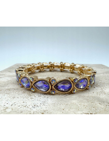 Bransoletka Kryształowa na rękę duże Kryształy Lolita Accessories