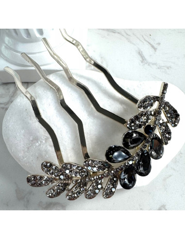 GRZEBIEŃ wsuwany do włosów wtykowy ozdobny KŁOS...