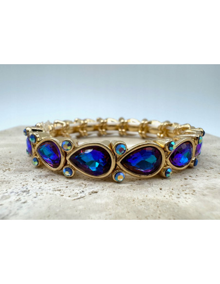 Bransoletka Kryształowa na rękę duże Kryształy Lolita Accessories