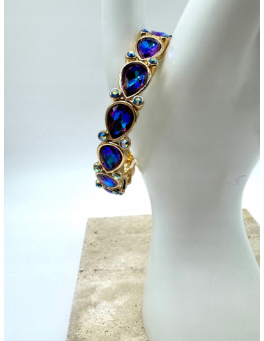 Bransoletka Kryształowa na rękę duże Kryształy...