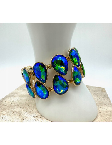 Bransoletka Kryształowa na rękę duże Kryształy...