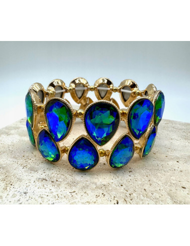 Bransoletka Kryształowa na rękę duże Kryształy...