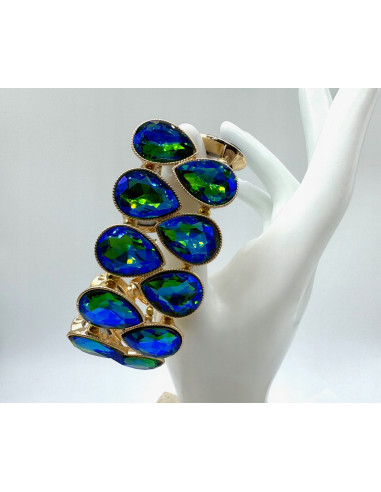 Bransoletka Kryształowa na rękę duże Kryształy...