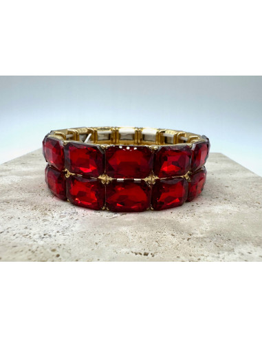 Bransoletka Kryształowa na rękę duże Kryształy...