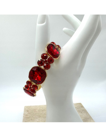 Bransoletka Kryształowa na rękę duże Kryształy Lolita Accessories