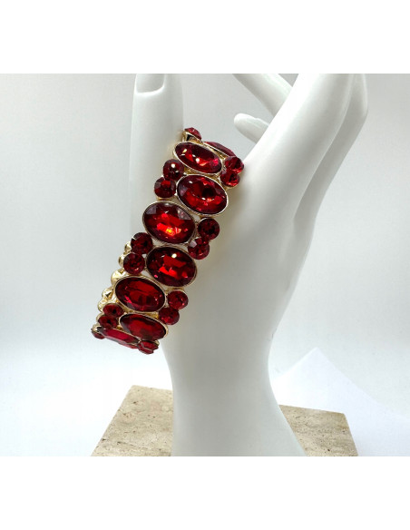 Bransoletka Kryształowa na rękę duże Kryształy Lolita Accessories