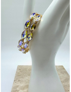 Bransoletka KRYSZTAŁOWA na rękę duże Kryształy Lolita... 2