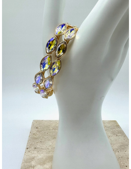 Bransoletka KRYSZTAŁOWA na rękę duże Kryształy Lolita Accessories