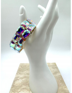 Bransoletka KRYSZTAŁOWA na rękę duże Kryształy Lolita... 2