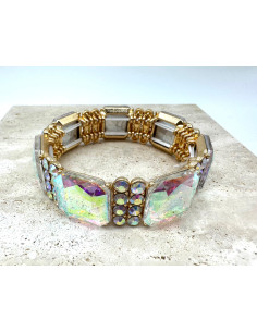 Bransoletka KRYSZTAŁOWA na rękę duże Kryształy Lolita... 2