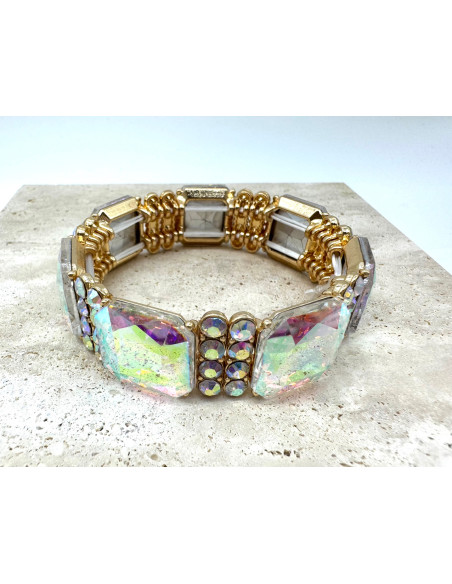 Bransoletka KRYSZTAŁOWA na rękę duże Kryształy Lolita Accessories