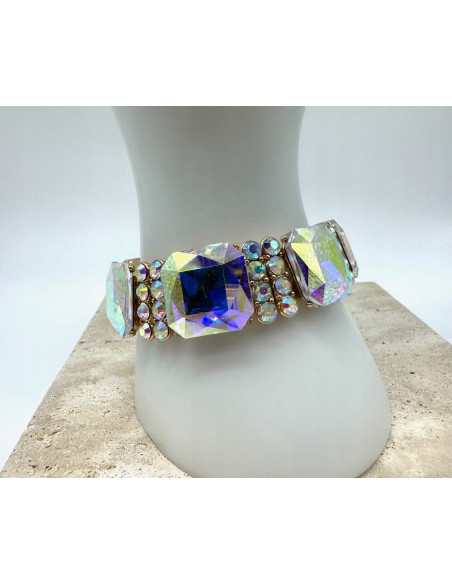 Bransoletka KRYSZTAŁOWA na rękę duże Kryształy Lolita Accessories