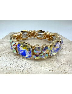 Bransoletka KRYSZTAŁOWA na rękę duże Kryształy Lolita... 2