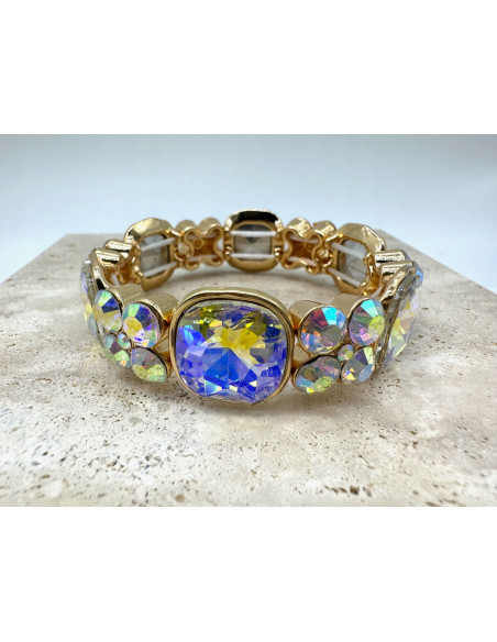 Bransoletka KRYSZTAŁOWA na rękę duże Kryształy Lolita Accessories