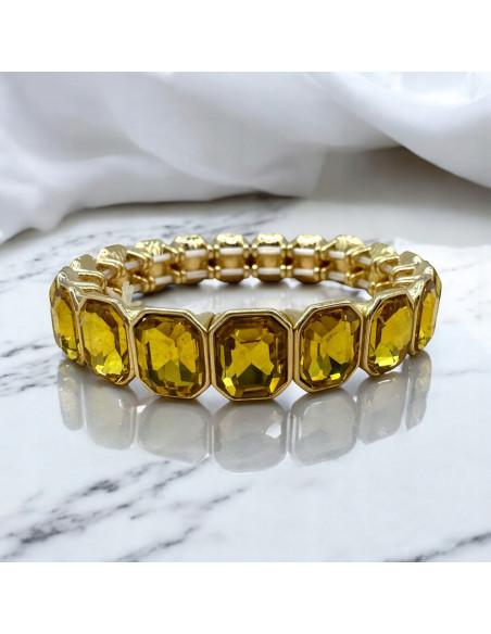 Bransoletka KRYSZTAŁOWA na rękę duże Kryształy Lolita Accessories