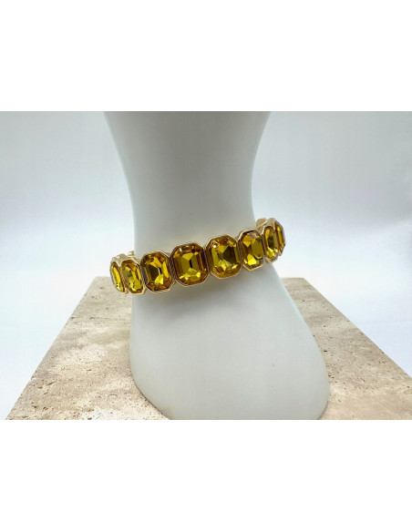 Bransoletka KRYSZTAŁOWA na rękę duże Kryształy Lolita Accessories