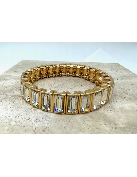 Bransoletka KRYSZTAŁOWA na rękę duże Kryształy Lolita Accessories