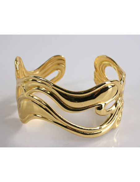 BRANSOLETKA BANGLE ZE  STALI SZLACHETNEJ  STAL SZLACHETNA ZŁOTA