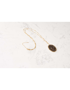 Naszyjnik długi Wisior Lolita Accessories Medalion Lekki 2