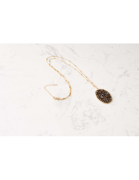 Naszyjnik długi Wisior Lolita Accessories Medalion Lekki