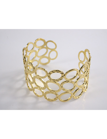 BRANSOLETKA BANGLE ZE  STALI SZLACHETNEJ  STAL SZLACHETNA ZŁOTA
