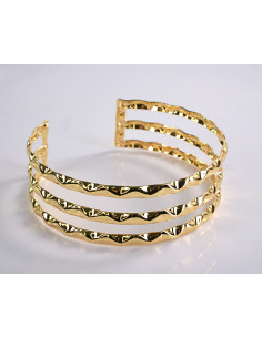 BRANSOLETKA NA RAMIĘ BANGLE ZE  STALI SZLACHETNEJ  STAL... 2