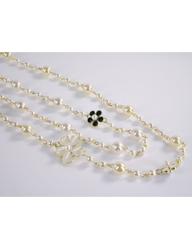 Naszyjnik z PERŁAMI DŁUGI PERŁY Lolita...