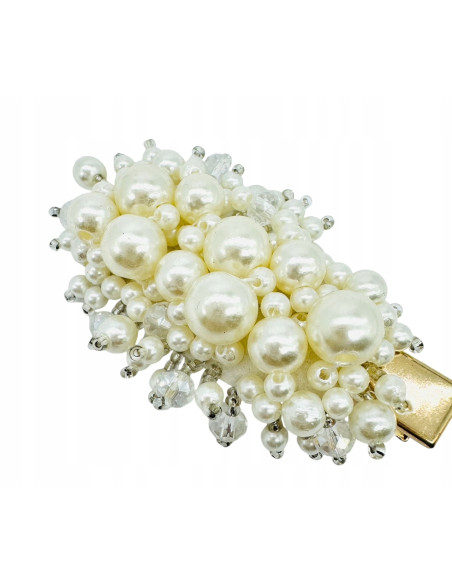 PRZYPINKA do włosów Vintage perłowa PARIS Lolita AKCESORIA WIECZOROWA