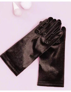 RĘKAWICZKI AKSAMITNE ELEGANCKIE BRĄZOWY LOLITA AKCESORIA... 2
