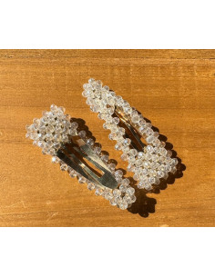 Spinki do włosów ECRU kryształki Lolita Accessories 2... 2