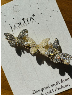 Spinka do włosów MOTYLE CRYSTAL BŁYSK WE WŁOSACH...