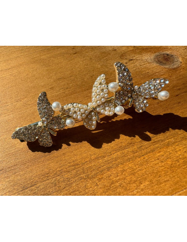 Spinka do włosów MOTYLE CRYSTAL BŁYSK WE...