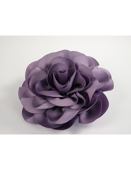 KWIAT Z MATERIAŁU BROSZKA PRZYPINKA LOLITA AKCESORIA 10 CM FIOLETOWY