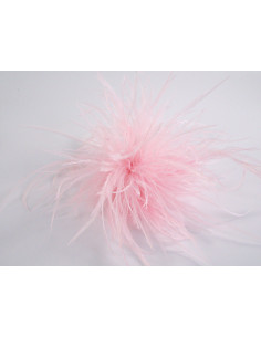 KWIAT Z PIÓR BROSZKA PRZYPINKA LOLITA AKCESORIA 14 cm... 2
