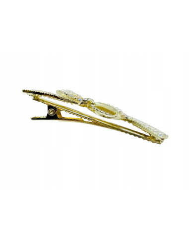 Spinka do włosów Vintage KOKARDKA BŁYSK WE...