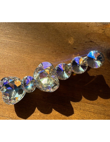 Spinka do włosów KOKARDA CRYSTAL BŁYSK WE...