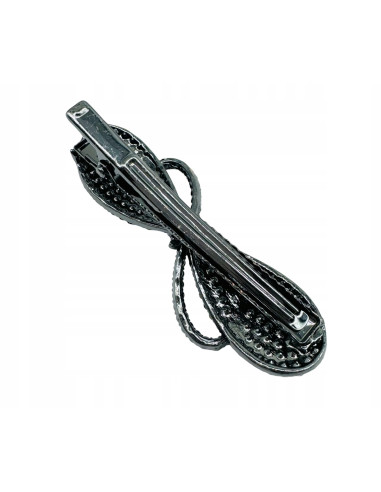 Spinka do włosów VINTAGE KOKARDA BŁYSK WE...