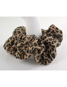 GUMKA DO WŁOSÓW SCRUNCHIE LOLITA AKCESORIA CĘTKI BRĄZOWY... 2