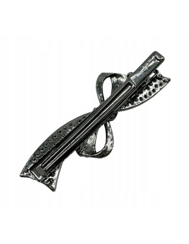 Spinka do włosów VINTAGE KOKARDA BŁYSK WE...