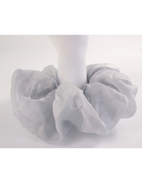 GUMKA DO WŁOSÓW SCRUNCHIE SZYFON  XXL LOLITA AKCESORIA ICE BLUE NIEBIESKI