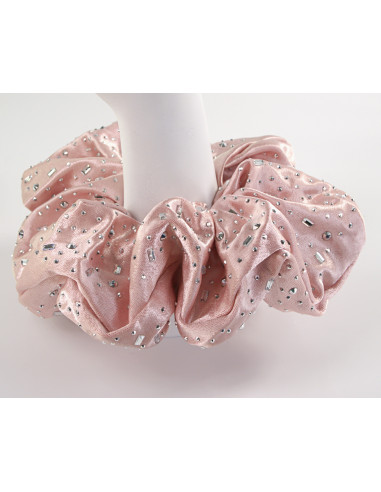 GUMKA DO WŁOSÓW SCRUNCHIE SATYNA DŻETY CYRKONIE...