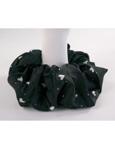 GUMKA DO WŁOSÓW SCRUNCHIE SATYNA LOLITA AKCESORIA CZARNO... 2